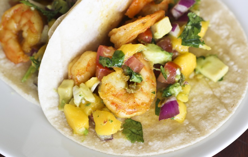 shrimp-tacos-with-mango-salsa