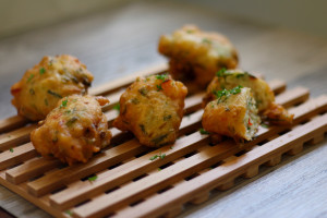 SALT FISH FRITTERS (ACCRA)