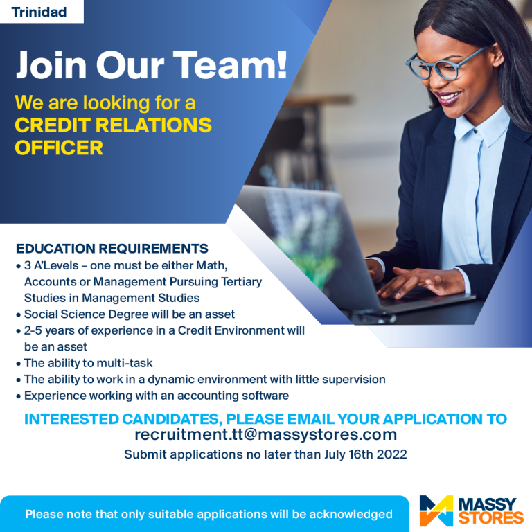 Vacancies | Massy Stores Trinidad